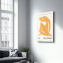 Wallity Pintura Decorativa de Vidrio Templado Multicolor 46 x 72 cm